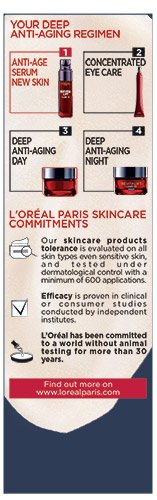Ansiktspleie serum Revitalift Laser X3 venstre pakkebilde